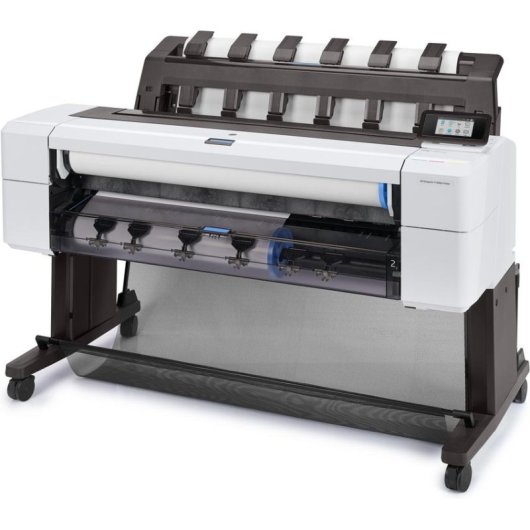 Impresora Inyección de tinta Ethernet HP Designjet T1600dr con doble rollo y seguridad avanzada