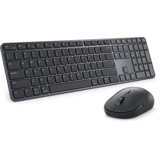 Tastatur Dell Pro 7 Slim kabellos komplett mit optischer ambidextrer Maus
