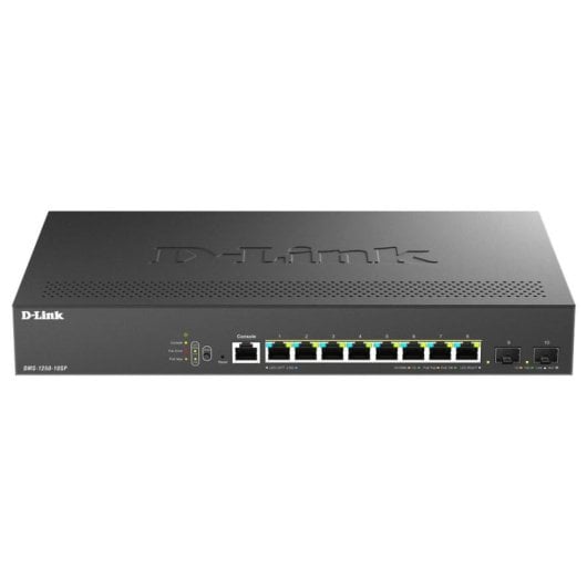 Switch Gestito D-Link DMS-1250-10SP/E 2.5G Ethernet PoE Montaggio in Rack
