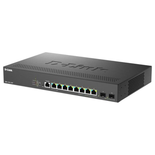Switch Gestito D-Link DMS-1250-10SP/E 2.5G Ethernet PoE Montaggio in Rack