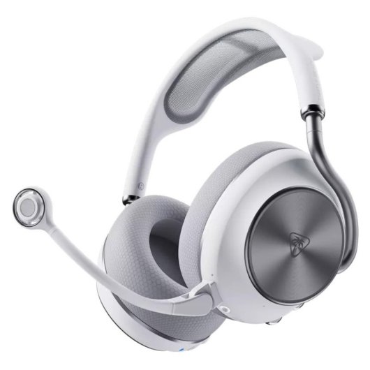 Auriculares Turtle Beach Stealth Pro II Wireless Bluetooth 5.3 Gaming com Cancelamento de Ruído Branco