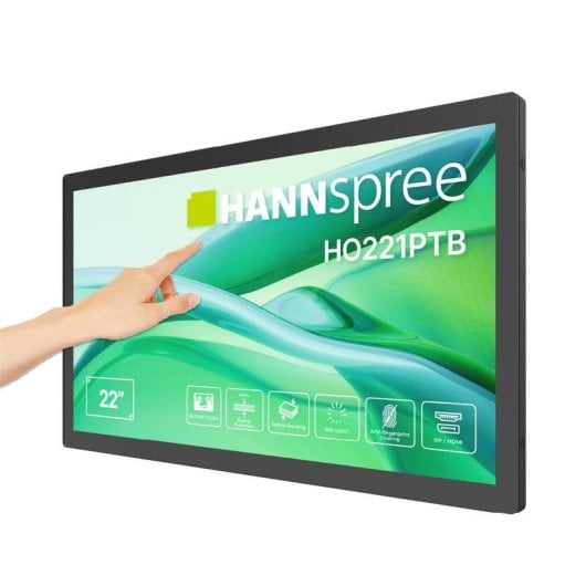 Monitor PC Hannspree HO221PTB 21,5" FullHD LCD Touch 600 nits Altoparlanti 14ms