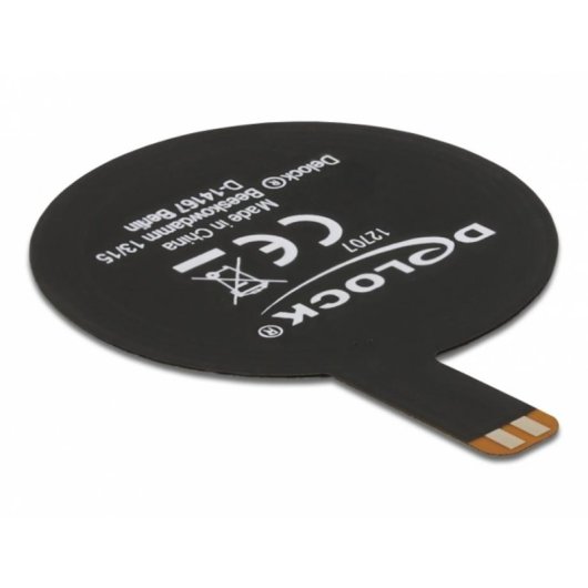Antena NFC Delock 13,56 MHz interna autoadesiva preta