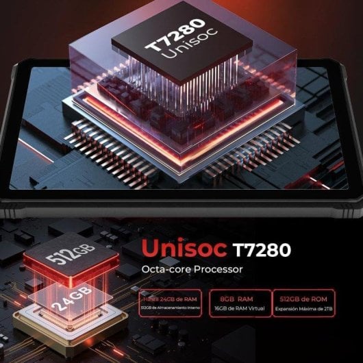 Tablet HOTWAV R9 Plus 4G 11" 24GB 512GB Negro