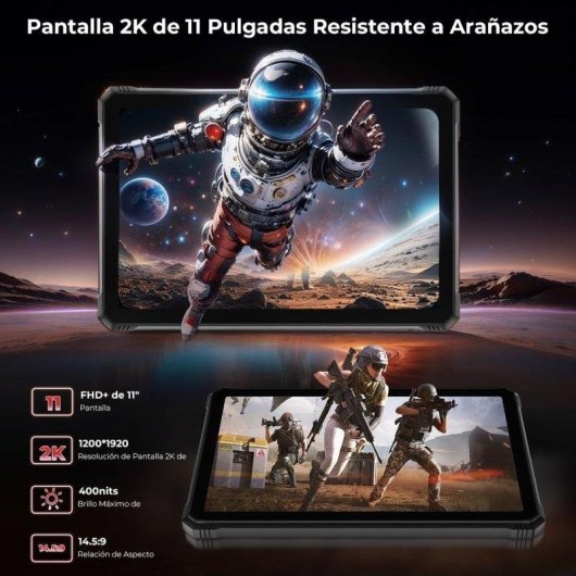 Tablet HOTWAV R9 Plus 4G 11" 24GB 512GB Negro