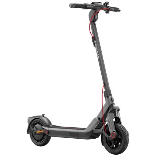 Patinete électrique Ninebot 400W Autonomie 45km Roues 10" Suspension LED Noir