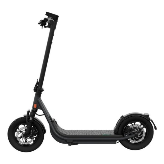 Patinete électrique Egret X core 20 km/h Autonomie 80 km Roues gonflables Freins à disque Noir