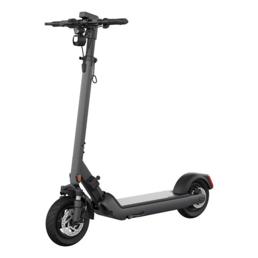 Patinete électrique Egret X core 20 km/h Autonomie 80 km Roues gonflables Freins à disque Noir