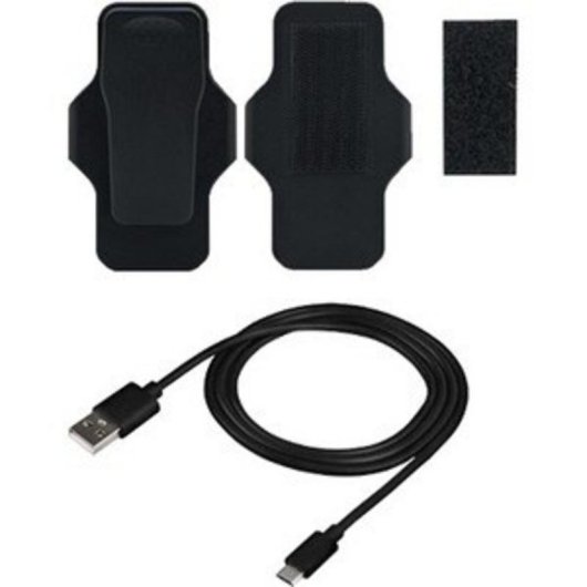 Kit de accesorios Transcend DrivePro Body 10B Negro 1 m
