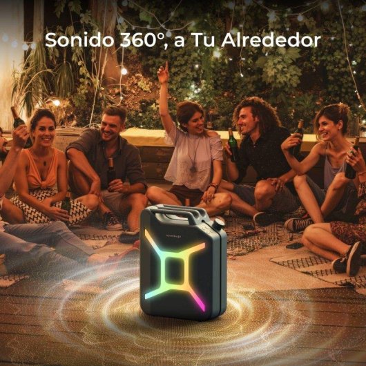 Altavoces Bluetooth Ultimea Portátil 300W con TWS, graves, RGB y batería