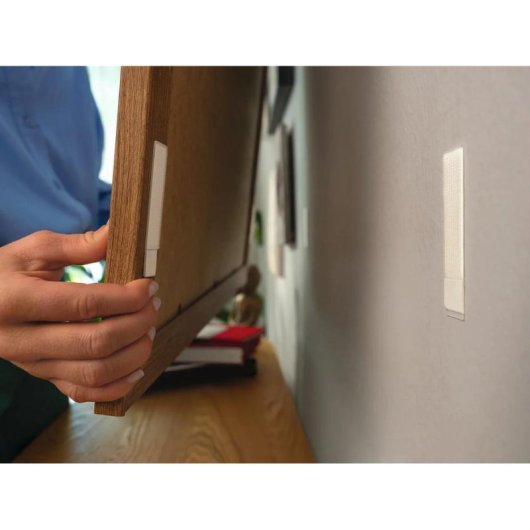 Almohadilla de fijación Tesa Powerstrips CLICK M Blanco Interior 5,4 kg 20x80 mm 8 unidades
