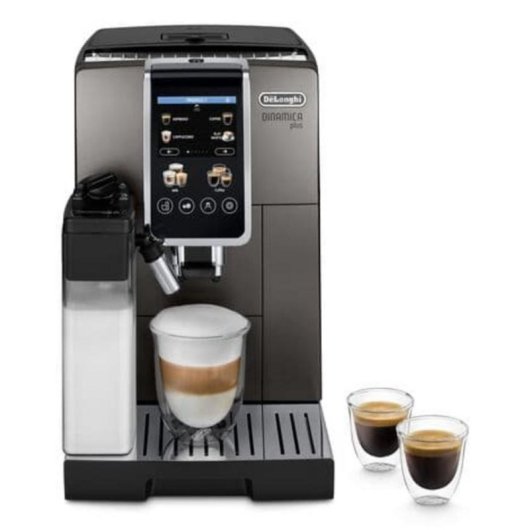 Kaffeemaschine Espresso Superautomatisch DeLonghi Dinamica Plus 1,8 L 15 Bar mit Mahlwerk und Milchaufschäumer