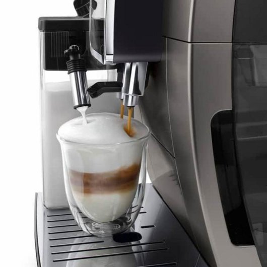 Kaffeemaschine Espresso Superautomatisch DeLonghi Dinamica Plus 1,8 L 15 Bar mit Mahlwerk und Milchaufschäumer