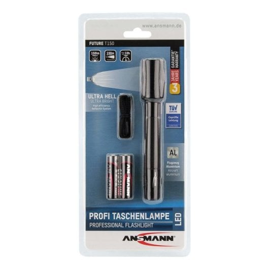 Linterna de Mão Ansmann 1600-0145 LED Preta IP54