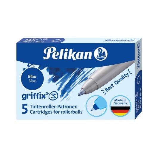 Recarga de caneta Pelikan Azul 5 unidades