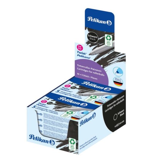 Ricambio penna Pelikan 824699 Nero Multicolore 5 pezzi