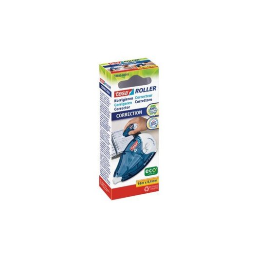 Cinta correctora Tesa 59880 Bleu/Blanc 14 m x 8,4 mm
