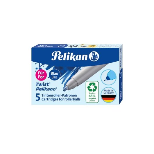 Recambio de Bolígrafo Pelikan 824682 Azul Multicolor 5 Peças Caixa