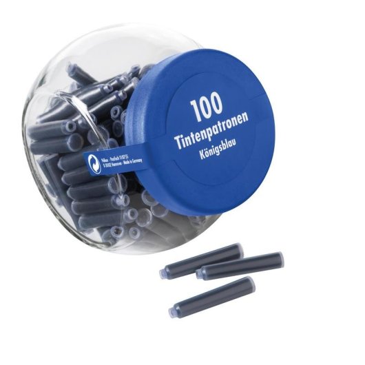 Ricambio inchiostro per penna Pelikan 156372 Blu 100 pezzi