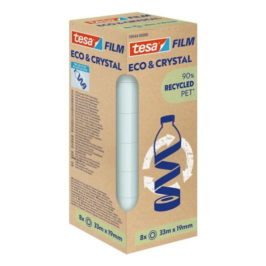 Cinta adhesiva para manualidades Tesa Transparente 33 m 19 mm