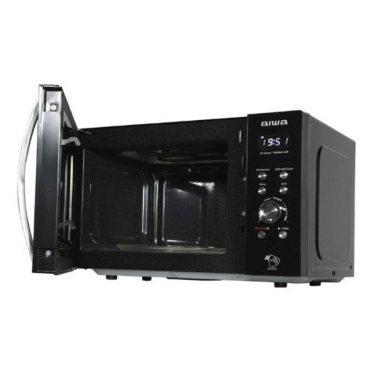 Mikrowelle Aiwa MW-230DG/BK 23 Liter 800W mit Grill und Drehteller