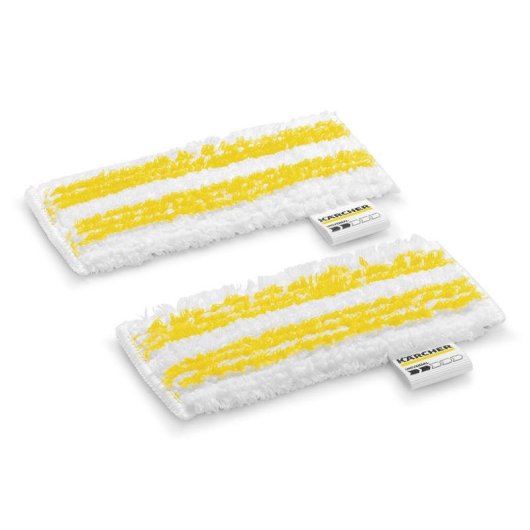 Gamuza de microfibras Kärcher 2.863-343.0 Blanco y Amarillo para limpieza a vapor