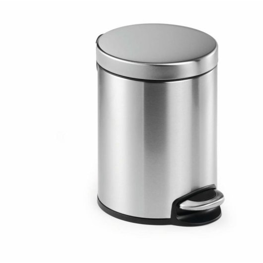 Papellera Durable 340023 5 L Rotonda Inox con Pedale