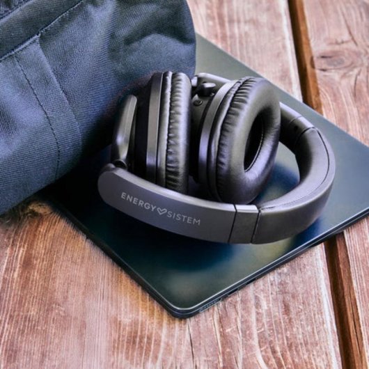 Auriculares Energy Sistem 45974 sans fil Bluetooth 5.4 avec radio FM et MicroSD noirs