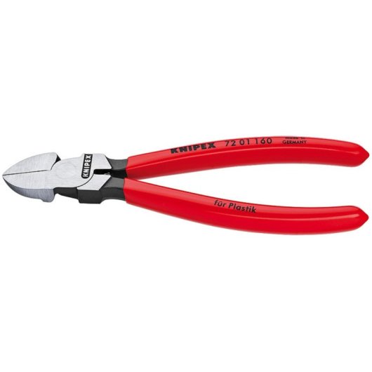 Alicate Diagonal de Corte Knipex 72 01 160 mm Acero Cromo Vanadio