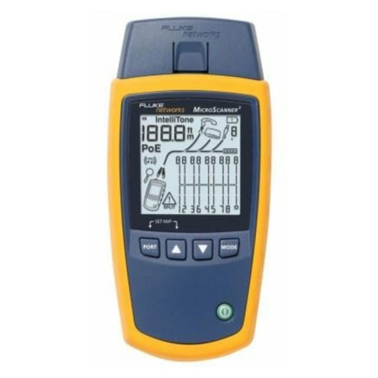 Comprobador de cables Fluke MicroScanner² RJ-11 RJ-45 LCD