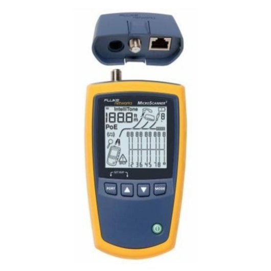 Comprobador de cables Fluke MicroScanner² RJ-11 RJ-45 LCD