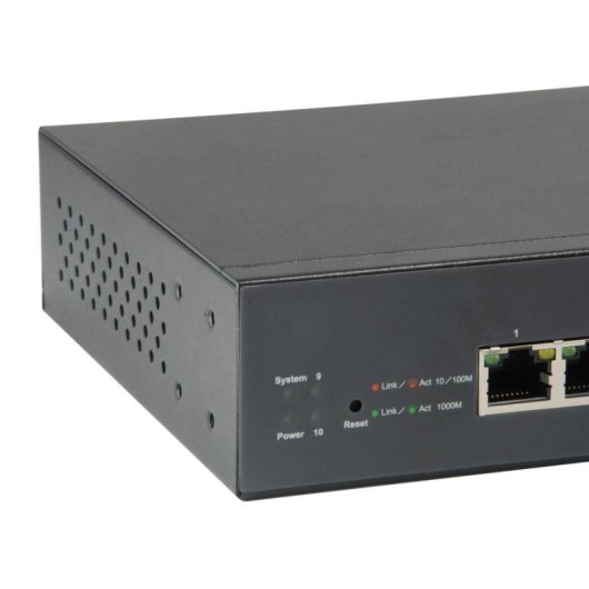 Conmutador LevelOne GEP-1051 Gestionado L2/L3/L4 Gigabit Ethernet PoE Rack
