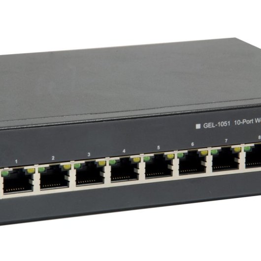 Conmutador LevelOne GEP-1051 Gestionado L2/L3/L4 Gigabit Ethernet PoE Rack