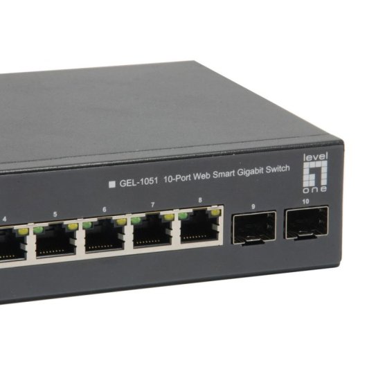 Conmutador LevelOne GEP-1051 Gestionado L2/L3/L4 Gigabit Ethernet PoE Rack