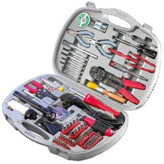 Jeu d'outils mécaniques Value 145 pièces avec pinces et tournevis