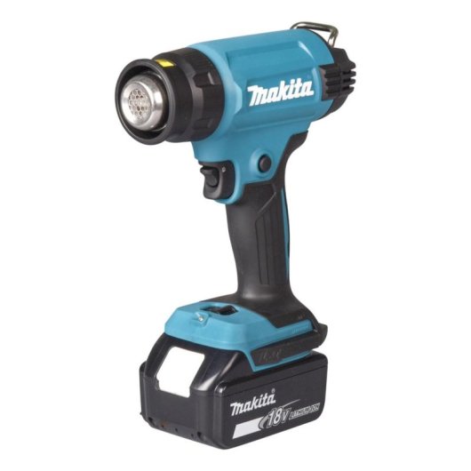 Pistola de aire caliente Makita DHG181ZJ 550 °C, 200 l/min, batterie 18V