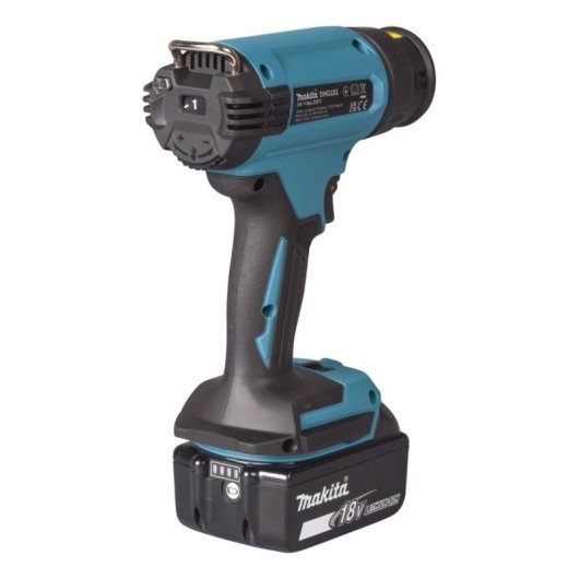 Pistola de aire caliente Makita DHG181ZJ 550 °C, 200 l/min, batterie 18V