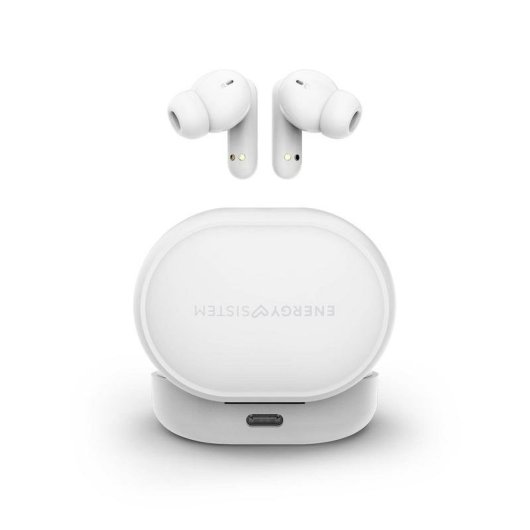 Auriculares Energy Sistem Chill sans fil Bluetooth avec ANC, micro et IPX4, blanc