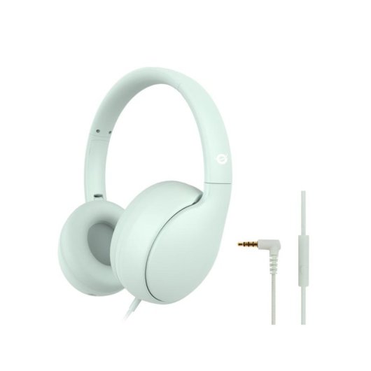 Auriculares Conceptronic PARRIS04GT avec câble, micro in-line, pliables, vert clair