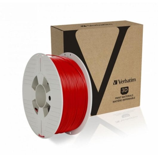 Filamento PLA Verbatim 55320 Rojo 1,75 mm 1 kg Compatible Universal
