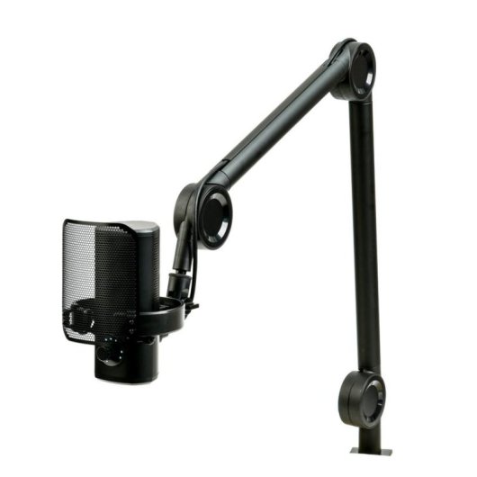 Micrófono Aiwa PDMA-10 USB alámbrico con filtro antipop y control giratorio