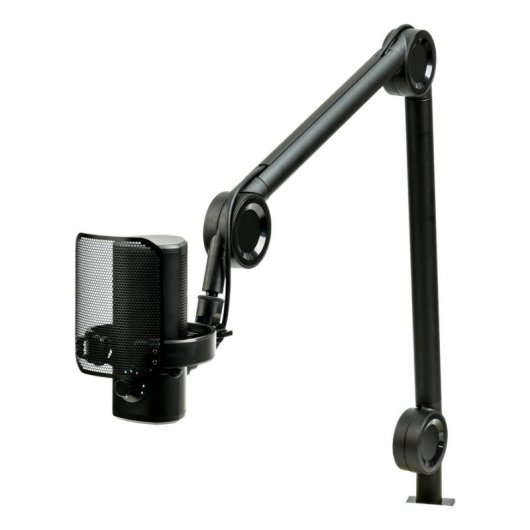 Micrófono Aiwa PDMA-10 USB alámbrico con filtro antipop y control giratorio