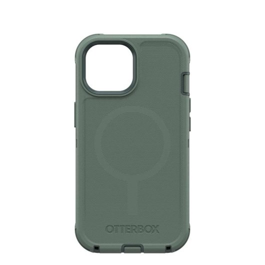 Funda para móvil OtterBox Defender Series Cover silicona verde para iPhone 17e/16e/15/14/13