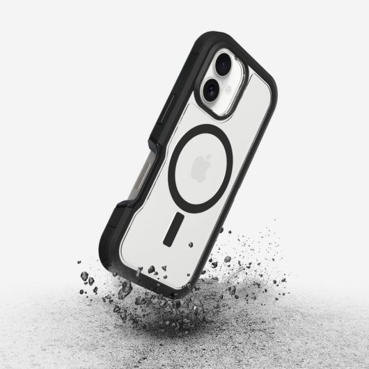 OtterBox Defender Series XT Hülle PC und TPE Schwarz Transparent für iPhone 16