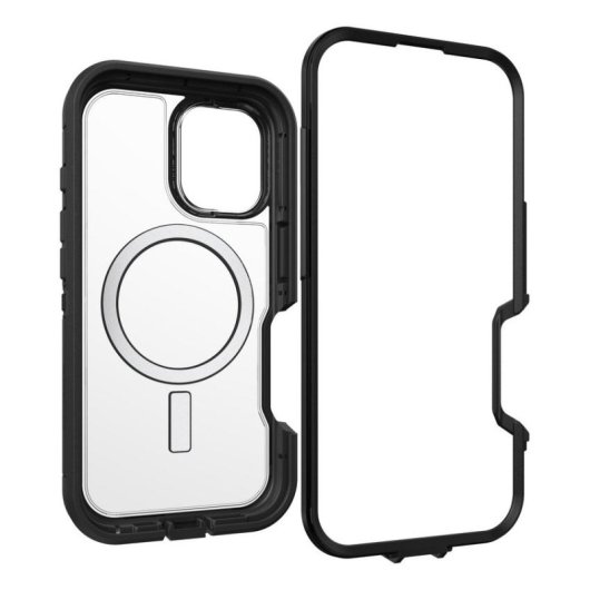 OtterBox Defender Series XT Hülle PC und TPE Schwarz Transparent für iPhone 16