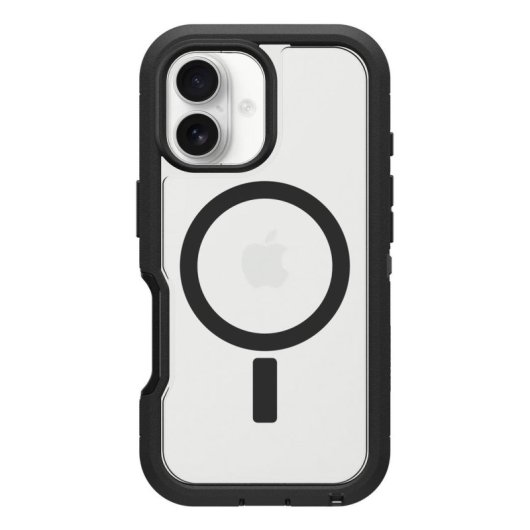 OtterBox Defender Series XT Hülle PC und TPE Schwarz Transparent für iPhone 16