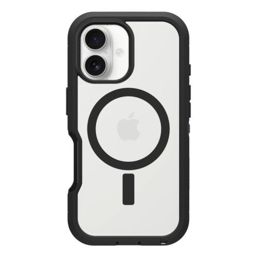 OtterBox Defender Series XT Hülle PC und TPE Schwarz Transparent für iPhone 16