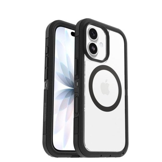 Funda para móvil OtterBox Defender Pro XT Cover Polycarbonat Schwarz Transparent für iPhone 17