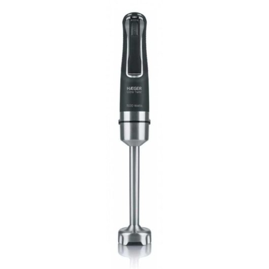 Batidora de inmersión Haeger Ultra Twist 1500 W Negro Plata