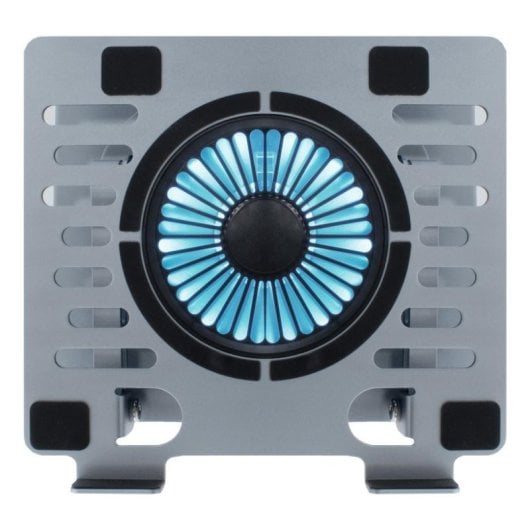 Base refrigeradora Coolbox CoolAir 1VRGB con ventilador e iluminación RGB para portátiles hasta 17"